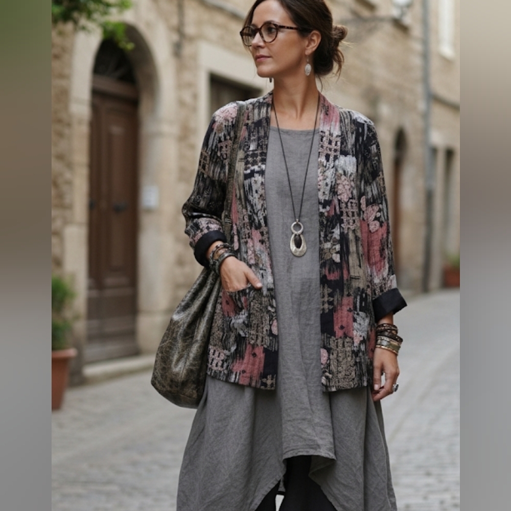 Vintage Kensington Square art to wear blazer size M